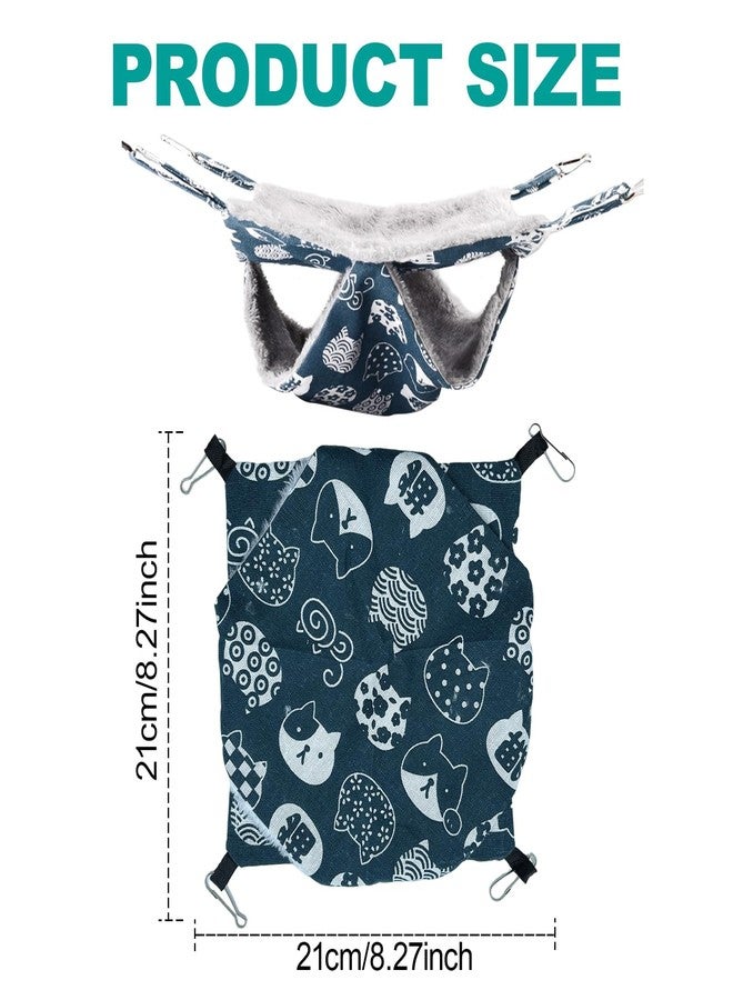 Plexaris Rat Hammock, 2-Layer Small Pet Hanging Bed for Chinchilla Cage, Hamster House, Guinea Pig House, Comfortable Sleeping Bed for Rodent Pets, Travel and Seasonal Use - Image 2